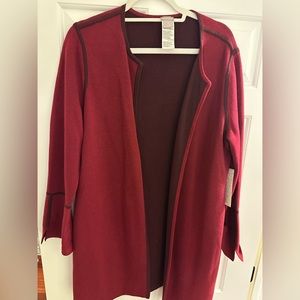 Chicos : Long Cardigan Size 3 Color: Fuscia